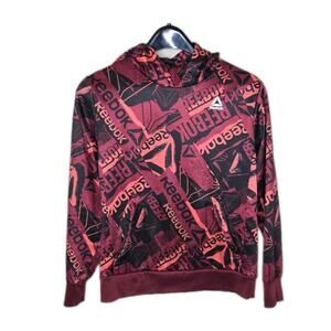 Reebok Boys Collage Printed Hoodie Size 14/16